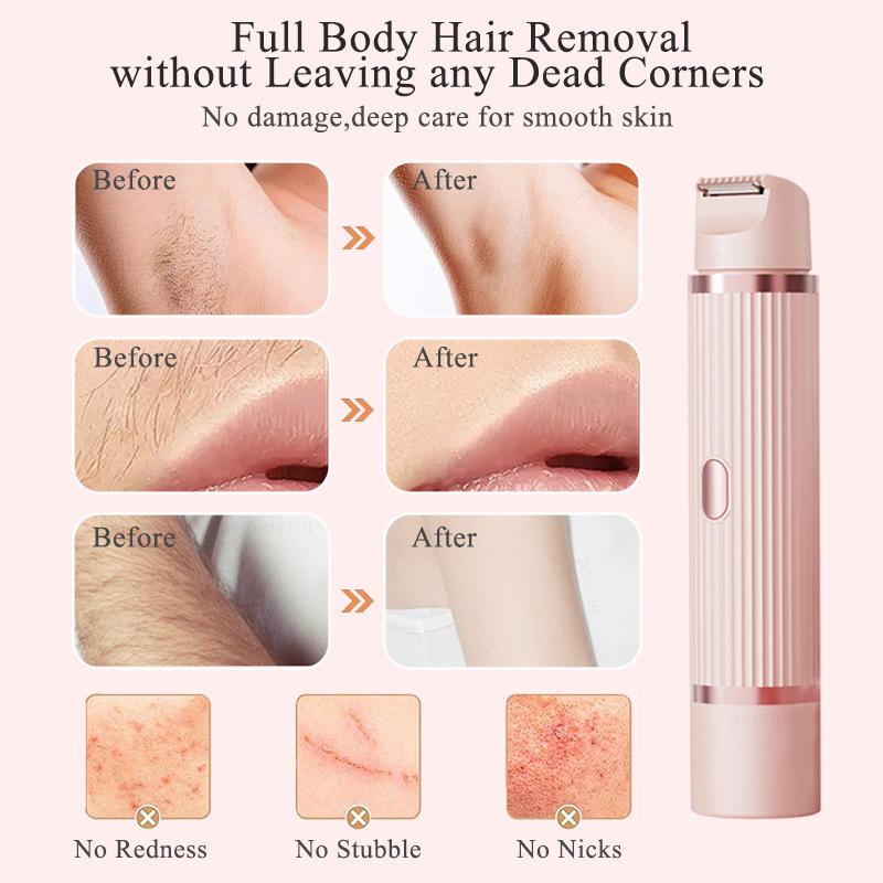Bikini Trimmer for Women Electric Razor Female Body Epilator Women Electric Shaver for Bikini Legs Underarm Face Hair Remover