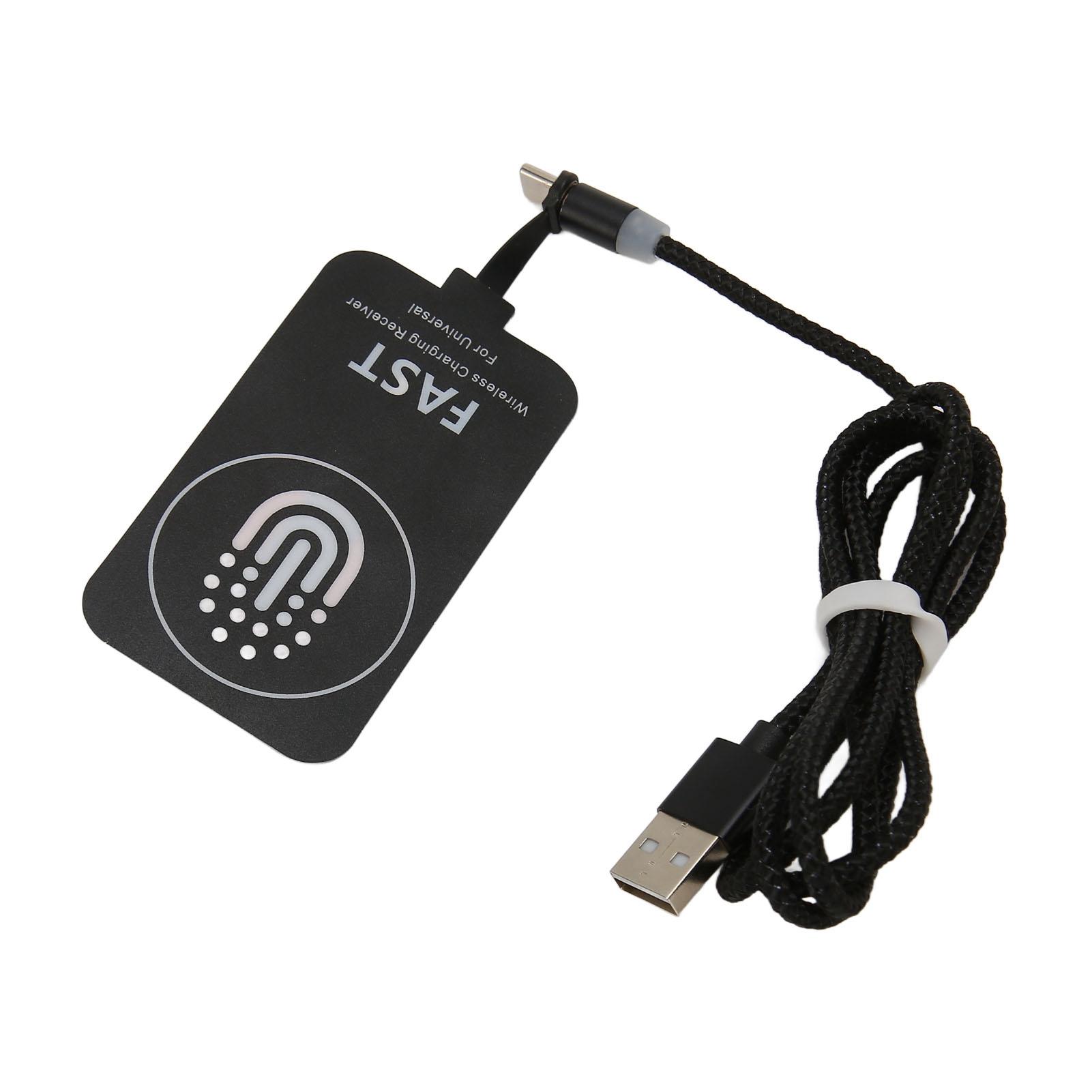 

Wireless Charger Receiver 10W Ultra Thin Type C Wireless Charging Patch with Magnetic Charging Cable