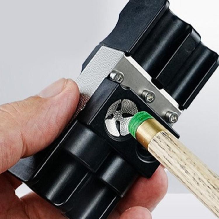 9 In 1 Billiards Club Replacement Repair Tool Cue Tip Shaper for Rapid Cue Tip Repair Multifunctional Rod Repair Tool