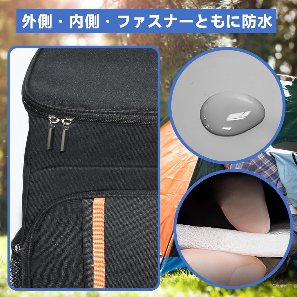 Leehuwai Insulated Cooler Cooler Soft Handbag Shoulder Thermal Extra Thick for Outdoor Sports Backpack, Bag, Box, Cooler, Foldable, Compact,