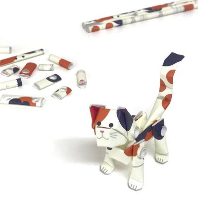PIPEROID Animals Cat Series Mike Paper Craft Kit for Kids and Adults Great for Origami Lovers - -