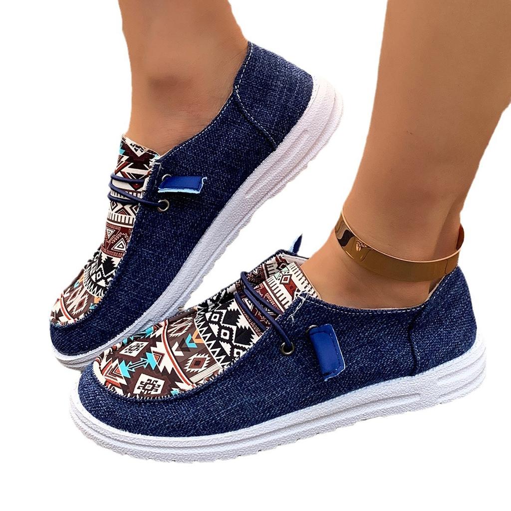 Canvas Women's Shoes Flat Casual Shoes Women's Cloth Shoes Support Temu/shein