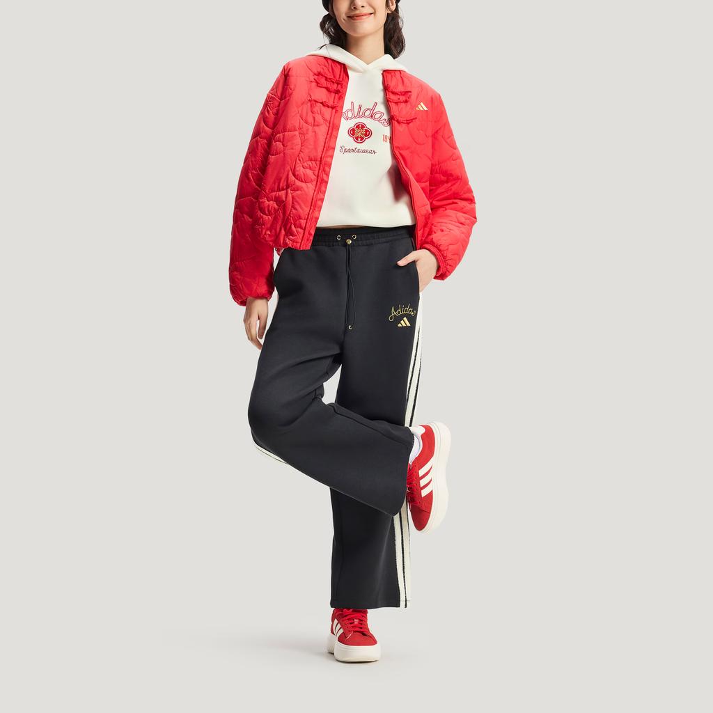 Adidas FW25 Leichte Wattierte Jacke Warme Sportliche Reißverschluss Langarm Baumwollmantel Damenjacken KS0630