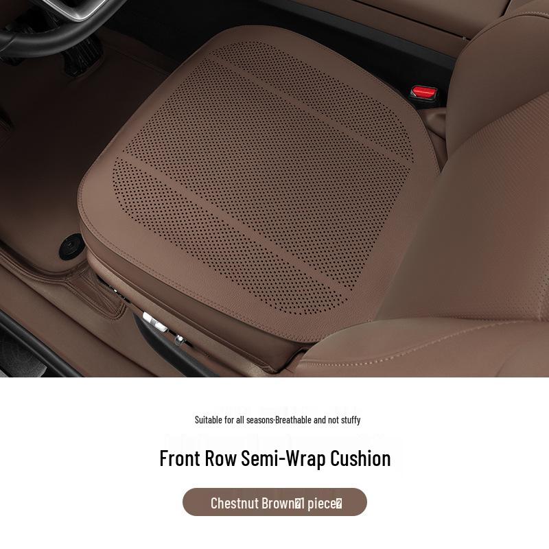 

Universal Four Seasons Breathable Car Seat Cushion Set - Light Luxury, Full & Half Wrap Options
