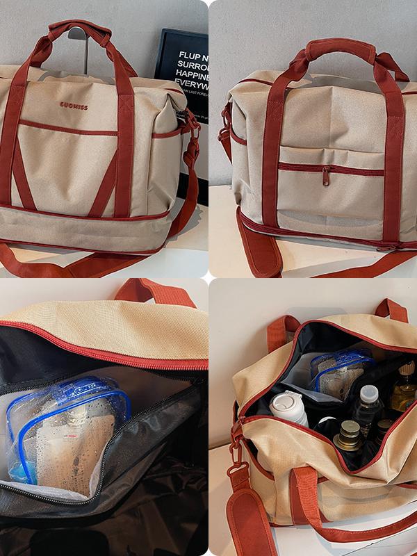 Unisex Reise-Tasche mit großem Fassungsvermögen und geringem Gewicht: Perfekt für Geschäftsreisen, Kurztrips, Sport oder Mutterschaftsaufbewahrung.