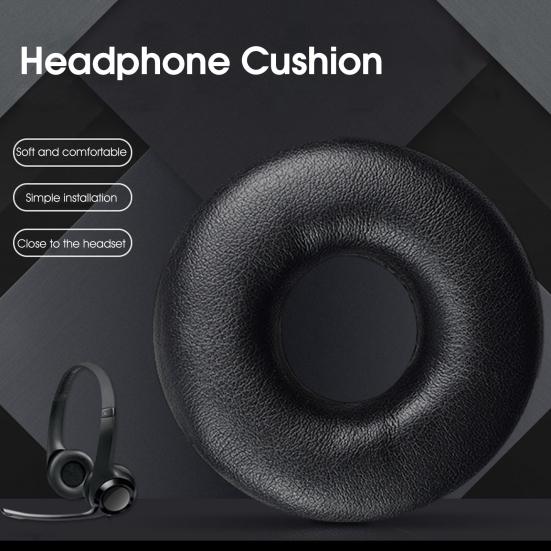 Kopfhörerkissen, komfortables Rauschunterdrückungs-Headset-Zubehör, Kunstleder-Ohrpolster für Logitech H390