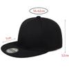 Street Hip Hop Style Unisex Baseball Cap Outdoor Camping Wandern Flat Cap Strand Sonnencreme Hüte Golf Caps Trucker Hat Rückseite versiegelter schwarzer Hut