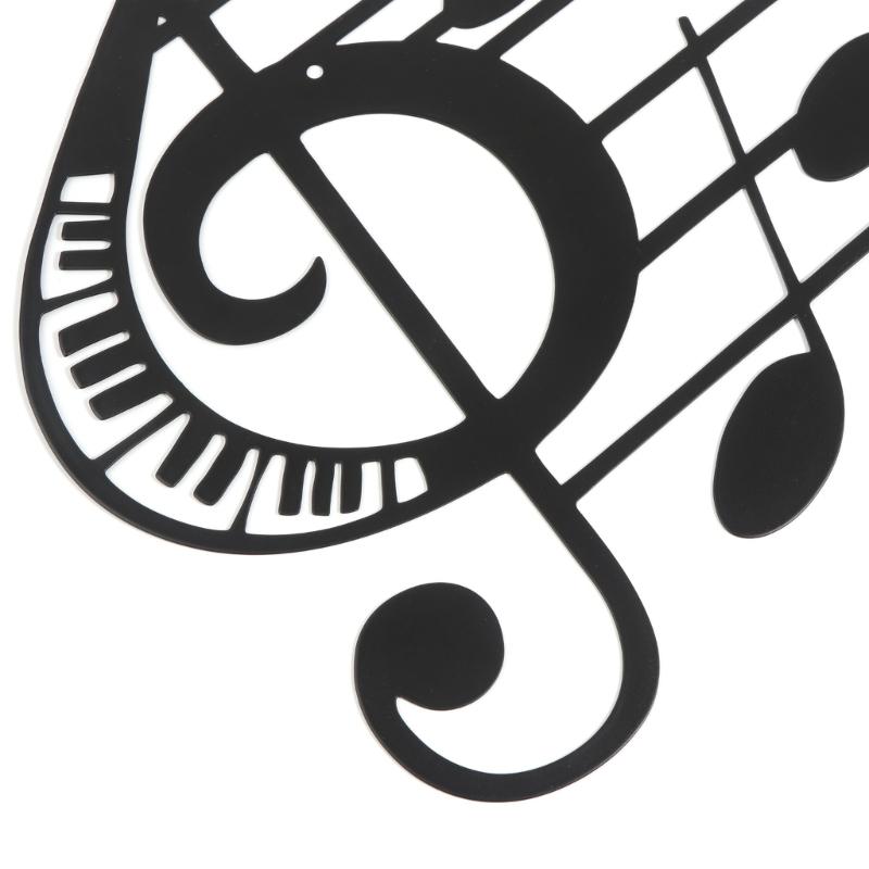 Music Notes Wall Decor Metal Music Notes Wall Music Theme Note Decor Hanging Sign Wall Hanger for Home Living Room Art