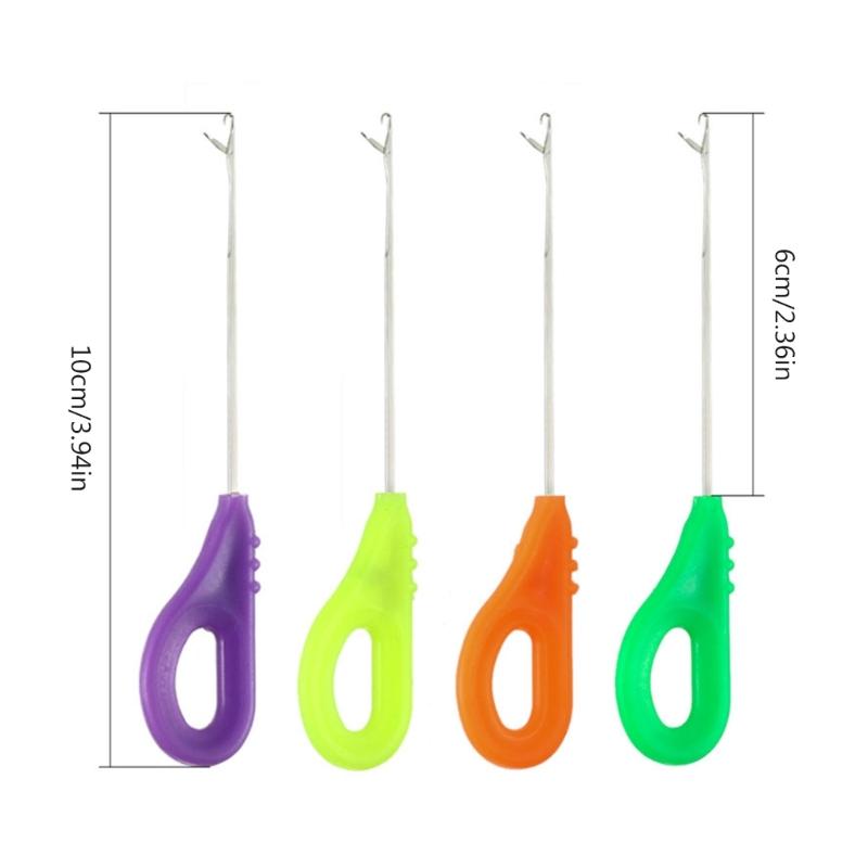 4pack New Method Feeders Fishing Baiting Needle Easy Spllce Steel Riggings Needle Rigs Loading Accessories