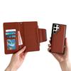 For Samsung Galaxy S25 Ultra Detachable Cover PU Leather 2 In 1 Magnetic Wallet Phone Case
