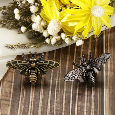 NEW Leather Craft DIY Accessories Bee Shape Bag Clasp Hardware Retro Turn Lock Metal Buckles