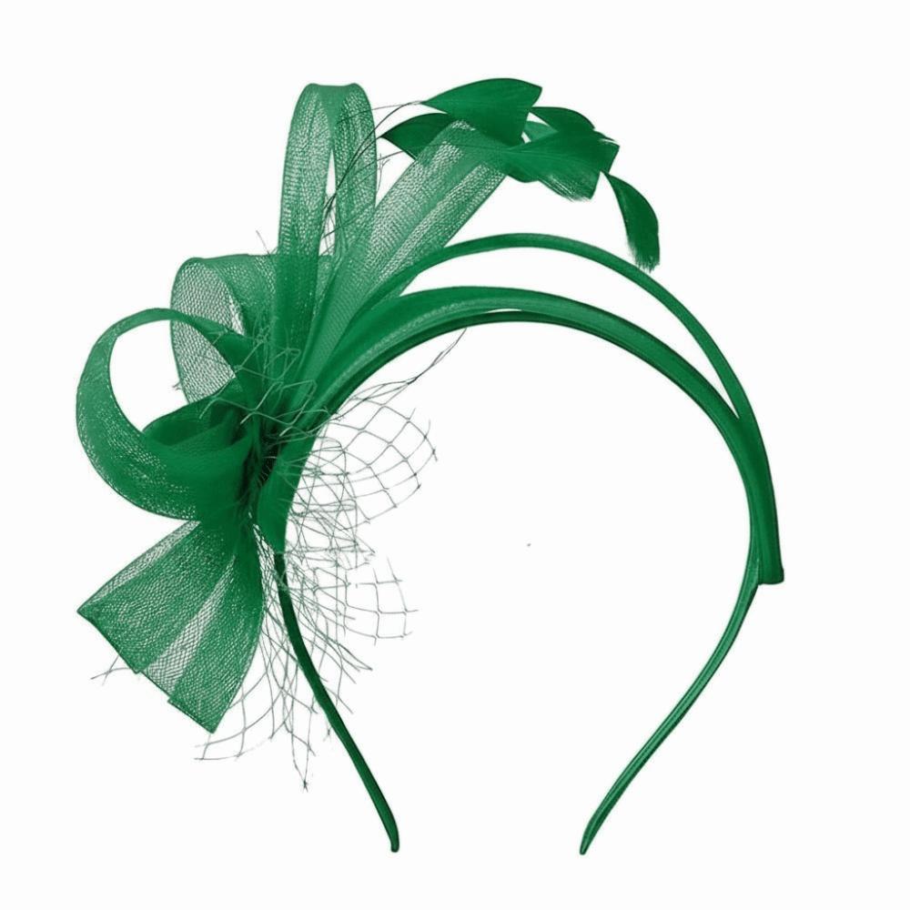 Haarschmuck Feder Netz Stirnband Einfarbige Vintage Elegante Fascinator Haarreif Kopfbedeckung Kreativ