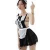 Sex lingerie sexy perspective mesh cosplay cute maid uniform seduction maid suit pure desire wind