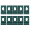 10Pcs Base Clips Hook Fixings Attaches Aluminium Greenhouses Fixture Set