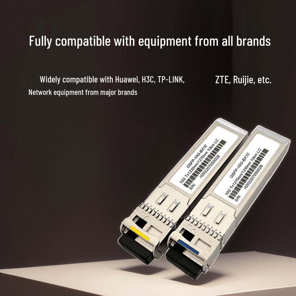 In Stock 1.25G SFP Optical Module, Single/Dual-Fiber, 20KM, LC, Universal Compatible