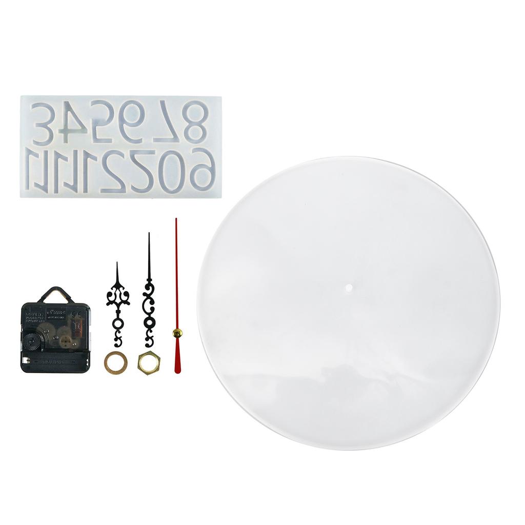 DIY Silicone Mold for Clock Pendulum Unique Clock Decorations Soft Epoxy Resin Mould for DIY Clock Pendulum Crafting