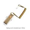 1 Stück Elastisches Lanyard-Seil Anti-Lost Feder-Sicherheitsband für Schlüsselbund Kette Taschenlampe Campingausrüstung Wanderzubehör Multitool