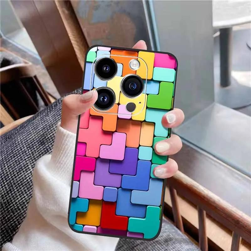 Case For iPhone 16 15 17 Pro Max 17 Air Shockproof Soft Silicone Bumper Back Cover for iPhone 16 Plus 15Pro 17pro Phone Cases