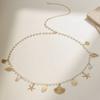 Bohemian Body Chain Sea Star Shell Waist Link Summer Jewelry Accessories  for Women