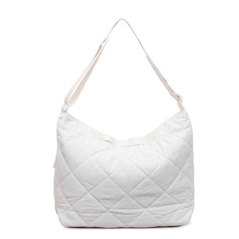 Diamond-shaped Bucket Bag, Large-capacity, Fashionable and High-end Single-shoulder Bag, Light Luxury Crossbody Bag