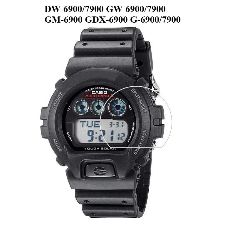 3pcs Clear Protective Film for Casio G-Shock DW-6900/7900 GW-6900/7900 GM-6900 GDX-6900 G-6900/7900 Watch Screen Protector Cover