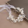 Fiore da Polso Perle Artificiali Damigella Bambini Fiore Mano Matrimonio Sposa Bella Braccialetti Matrimonio Ragazze Romantico