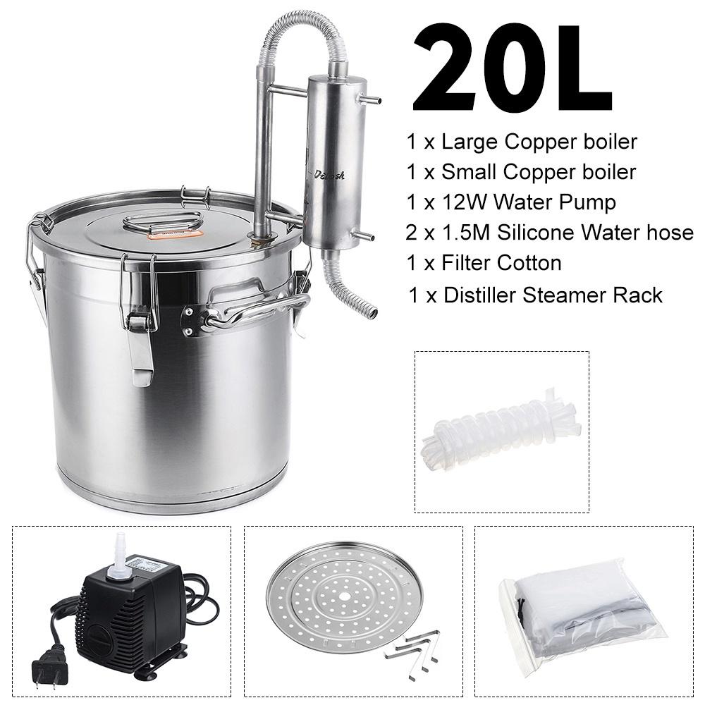 

220В-240В 33/22/12 л Эффективный дистиллятор для вина, пива, спирта, самогона, спирта. Домашний набор для пивоварения своими руками. Домашний дистиллятор. Медный дистилляционное оборудование. 20L