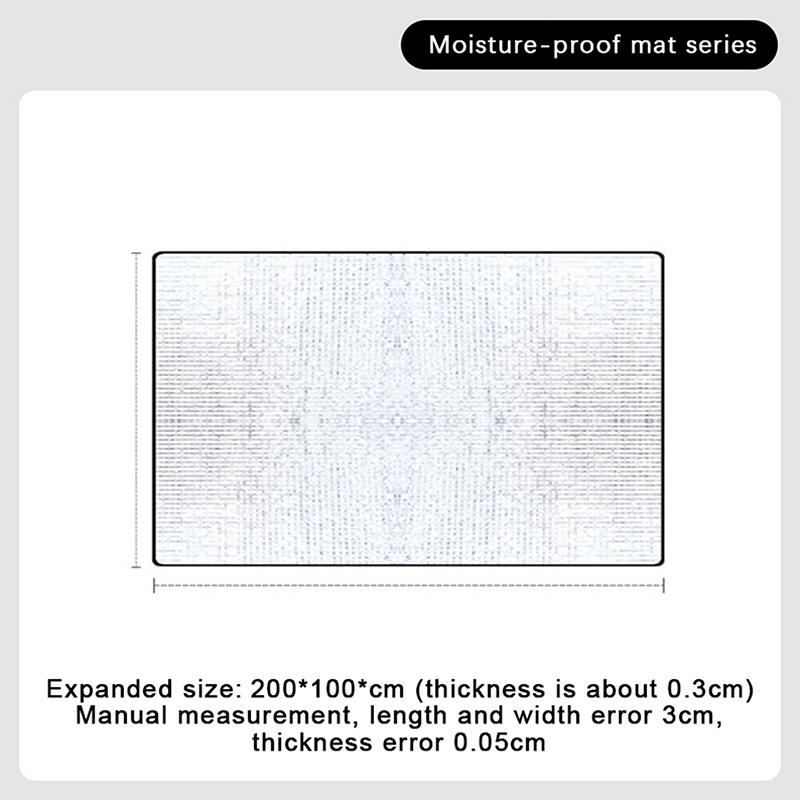 

1Pc All-Season Extra Large Camping Mat,Portable Outdoor Picnic And Tent Pad, Camping Beach Picnic Insulation Ground Sheet 200*100cm