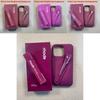 For Iphone15 Rhode Lip Gloss Silicone Soft Case With Shockproof For Cute Girls