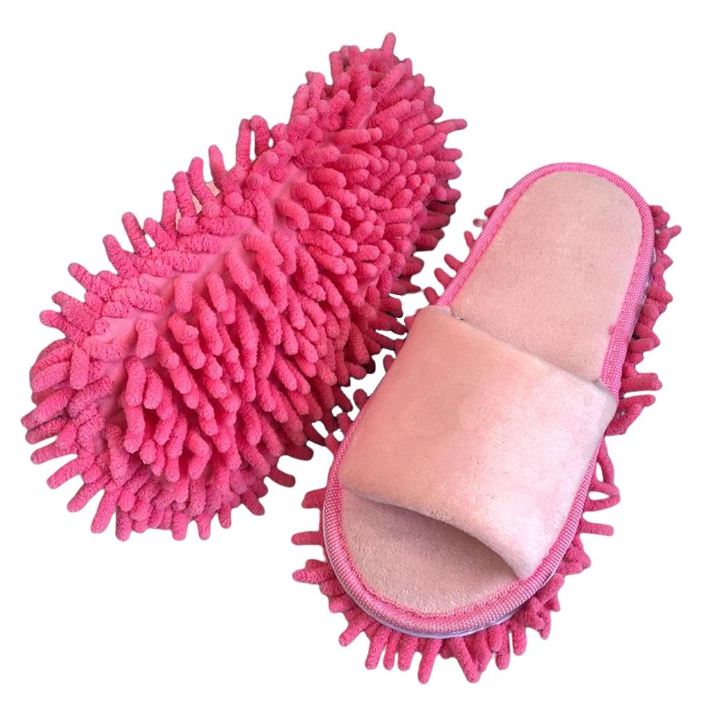 Mop Slippers Floor Cleaning Unisex Microfiber Portable Soft Quiet Cleaning Sandals for Floor Dust Dirt Cleaning Dusting Bedroom