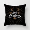 Merry Christmas Printed Pillowcase Christmas Style Cushion Cover Home Sofa Decor Throw Pillowcase