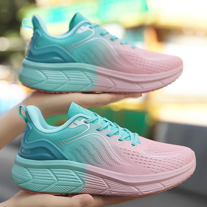 

Сверхлегкие кроссовки для марафона для мужчин и женщин, нескользящие и износостойкие, повседневная обувь для легкой атлетики и спорта 36 розовый