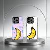 Banana Man Cute Phone Case For iPhone 17,16,15,14,13,12,11 Plus,Pro Max,XS,Colorful Silver Phone Case Funda Cover