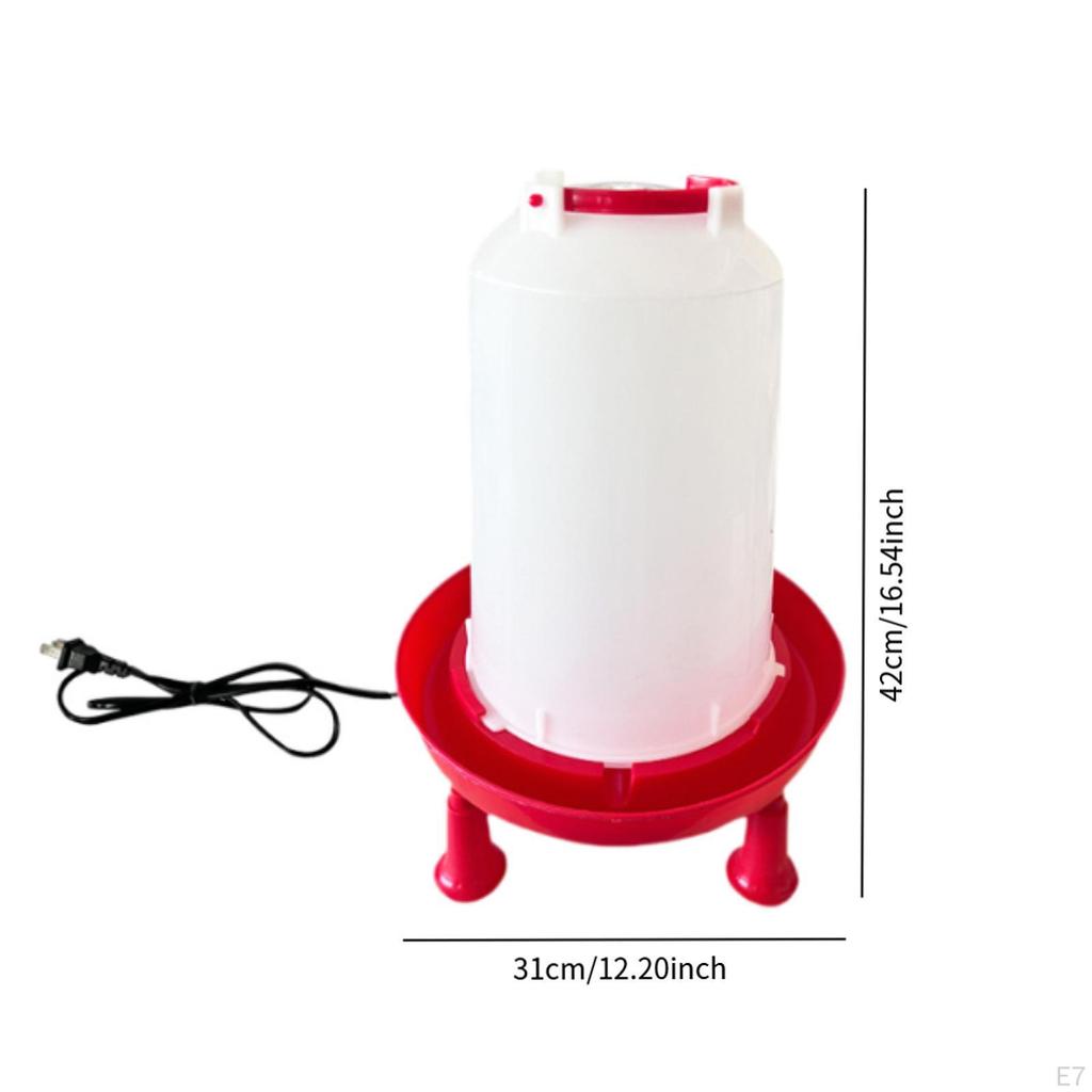 Chicken Water D Base Large Capacity Waterer for Chickens