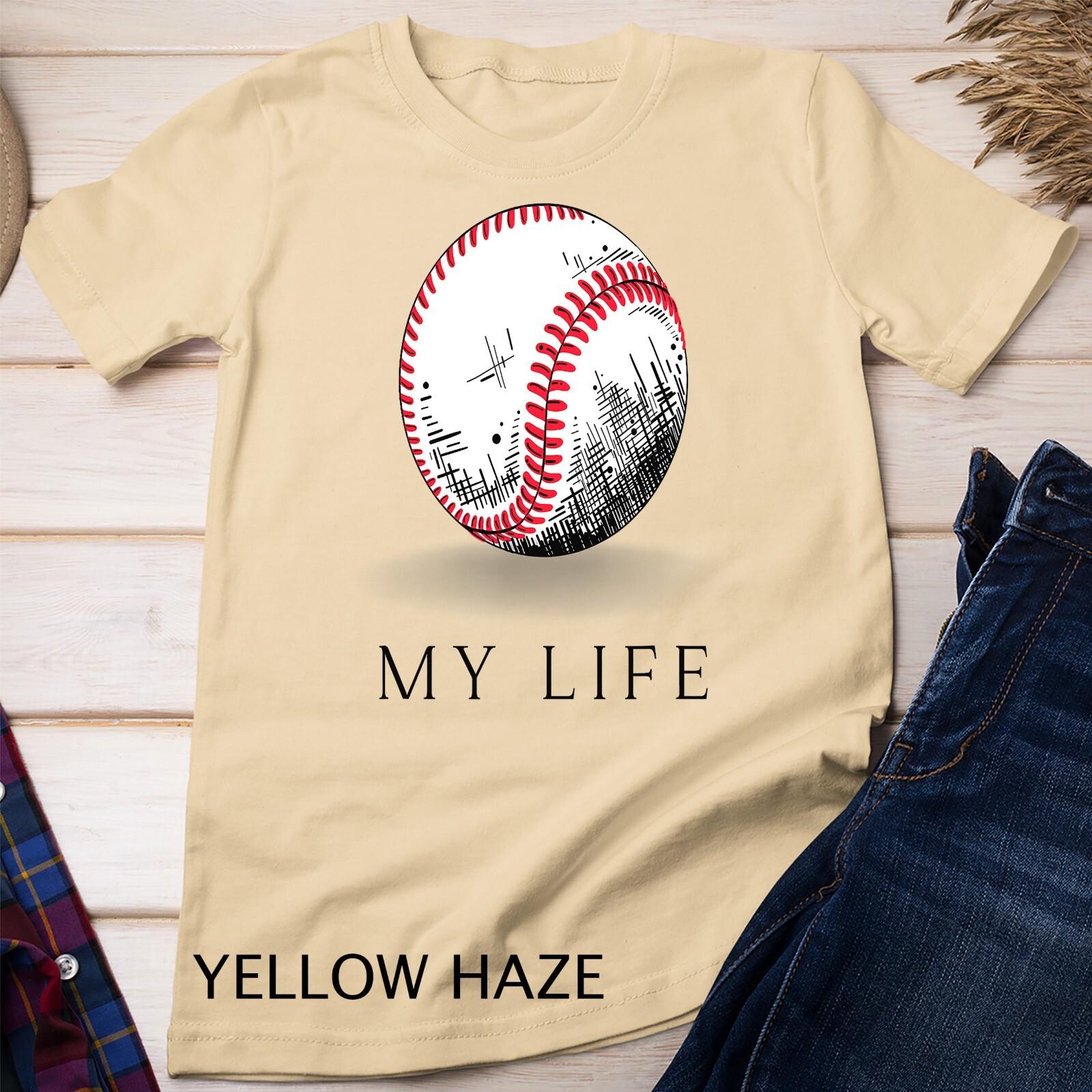 My Life Baseball T-Shirt Mens Womens Tees Top Unisex T-Shirt Mens Womens Tees Top XL