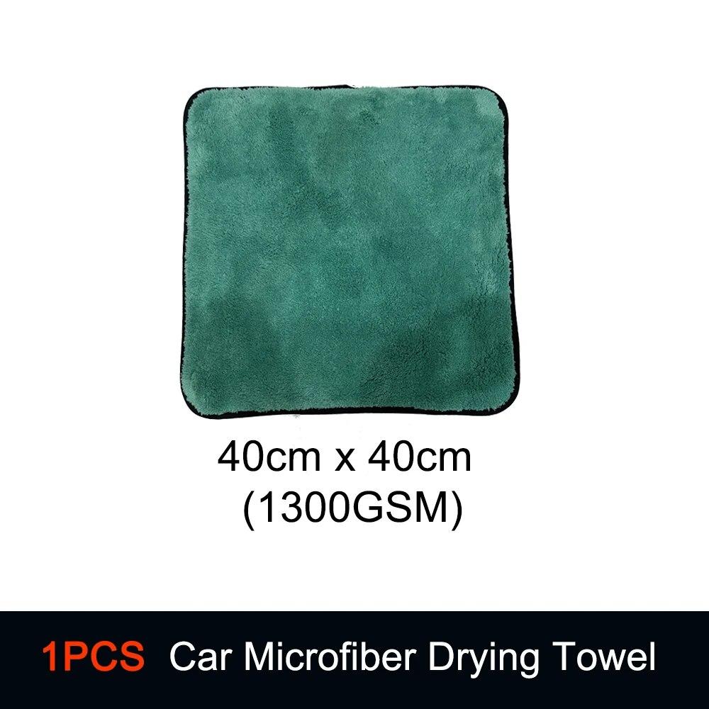 DetailingKing 1300GSM Ręcznik z Mikrofibry do Suszenia Profesjonalny Super Miękki Ściereczki do Mycia Czyszczenia Samochodu Ręczniki do Auto Detailingu