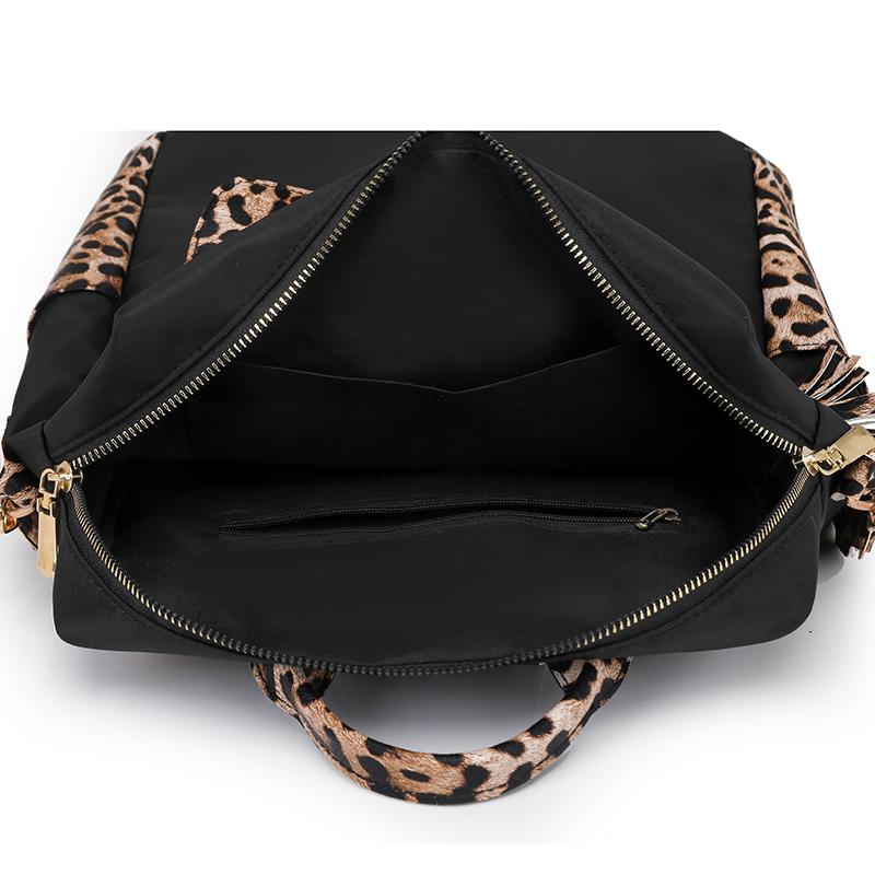 Tassel Large Capacity Women's Nylon Backpack Outdoor Lightweight Travel Backpack