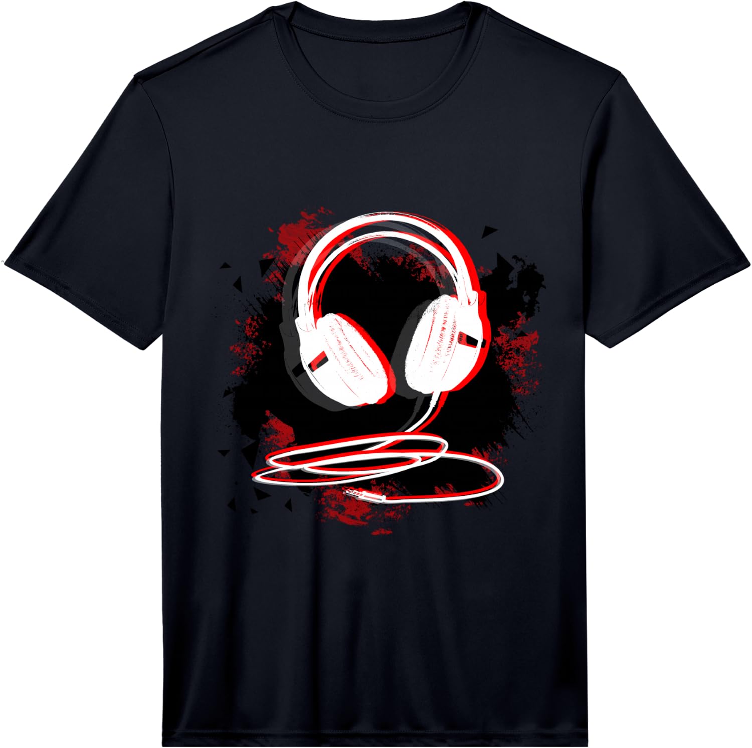 Music Sound Headphones DJ Gift Performance Unisex T-Shirt XXL