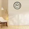 12-inch Plastic Designer Sweep Silent (No Tic-Tic Sound) Quartz Movement Round Wall Clock for Home, Wall Clock for Living Room, (30 Cm X 30 Cm X 6 Cm)