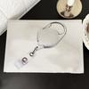 Square Retractable Badge Reel Belt Clip Easy To Pull Buckle Nurse Badge Holder  School Student