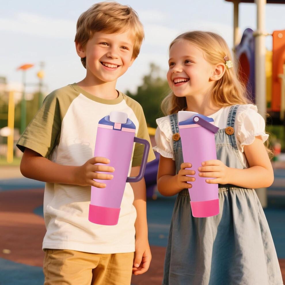2Pcs Silicone Boot for Owala 30oz & 40oz FreeSip Sway Bottles & Tumblers, Accessories for Owala - Rose red