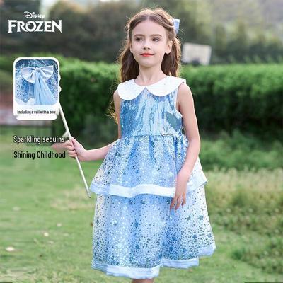 Disney Elsa Princess Lolita Dress for Girls (2025 New Collection)