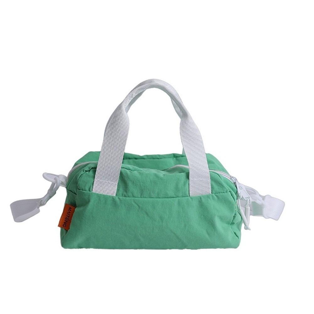 

Korean Light Weight Bag Leisure Women s Handbags Portable Nylon Crossbody Bag Travel (No Pendant) зелёный