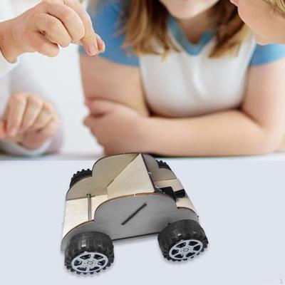 DIY Wood Model Car Building Kit Learning Toy Projects Educational Science Craft