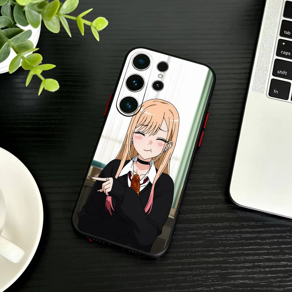 R-Darling Marin Kitagawa Colorful Silver Phone Case For Samsung S26,S25,S24,S23,S22,S21,S20,Plus,Fe,Lite,Others Black Cover