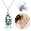 New Arrivalfashion Pastoral Style Flower Pendant Handmade Enamel Jewelry Wedding Birthday Party Necklace