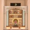 The Spiritual Living Pure Brass Fancy Om for Door Entrance | 3 Inch | Om |  | Wall Decor