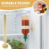 Gravity-Driven Bottle Holder No-Drip Silicone Stand for Ketchup Syrup Honey Universal Upside Down Dispenser