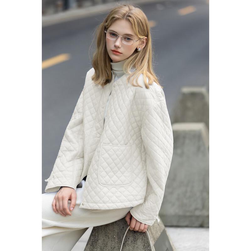 TonLion Women's Winter Round Neck Padded Jacket