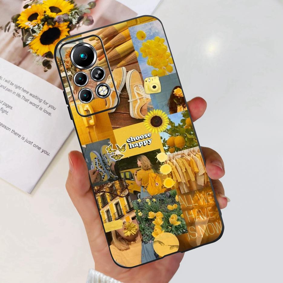 For Infinix Note 11 Pro Case X697 Cute Painted Back Cover Soft Silicone Phone Cases For Infinix Note 11 Note11 Pro Fundas Bumper
